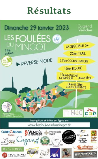 2023-01-29 - Foulees du Mingot - Résultats